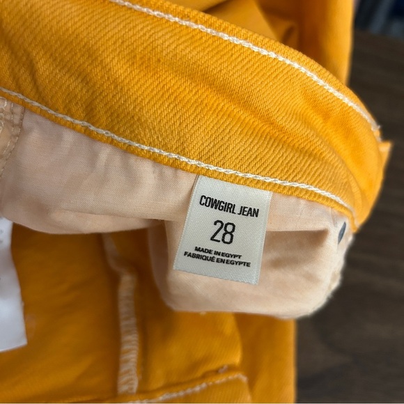 💕 BDG cowgirl Orange Jeans 28x31 - Picture 8 of 14